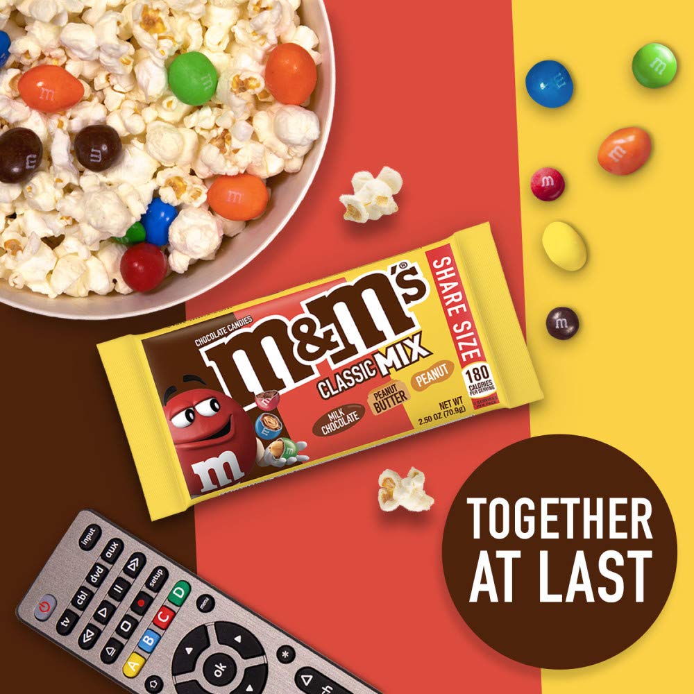 M&M'S bulk candy wraps ready for gifting and candy buffets.