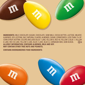 Dessert topping idea: crumble over ice cream with almond milk chocolate M&M'S.