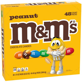 M&M'S individually wrapped bags for convenient snacking and gifting.