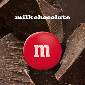 M&M'S Milk Chocolate Candies being poured for easy portioning