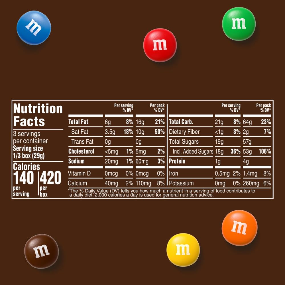 M&M'S candies add bright color to parties and gift baskets.