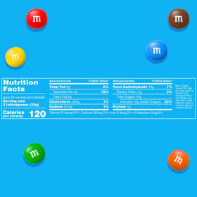 M&M'S MINIS bulk bag on kitchen counter ready to bake.