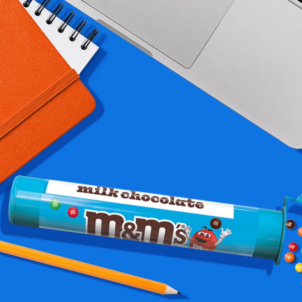 M&M'S Minis chocolate center close-up showing creamy milk chocolate