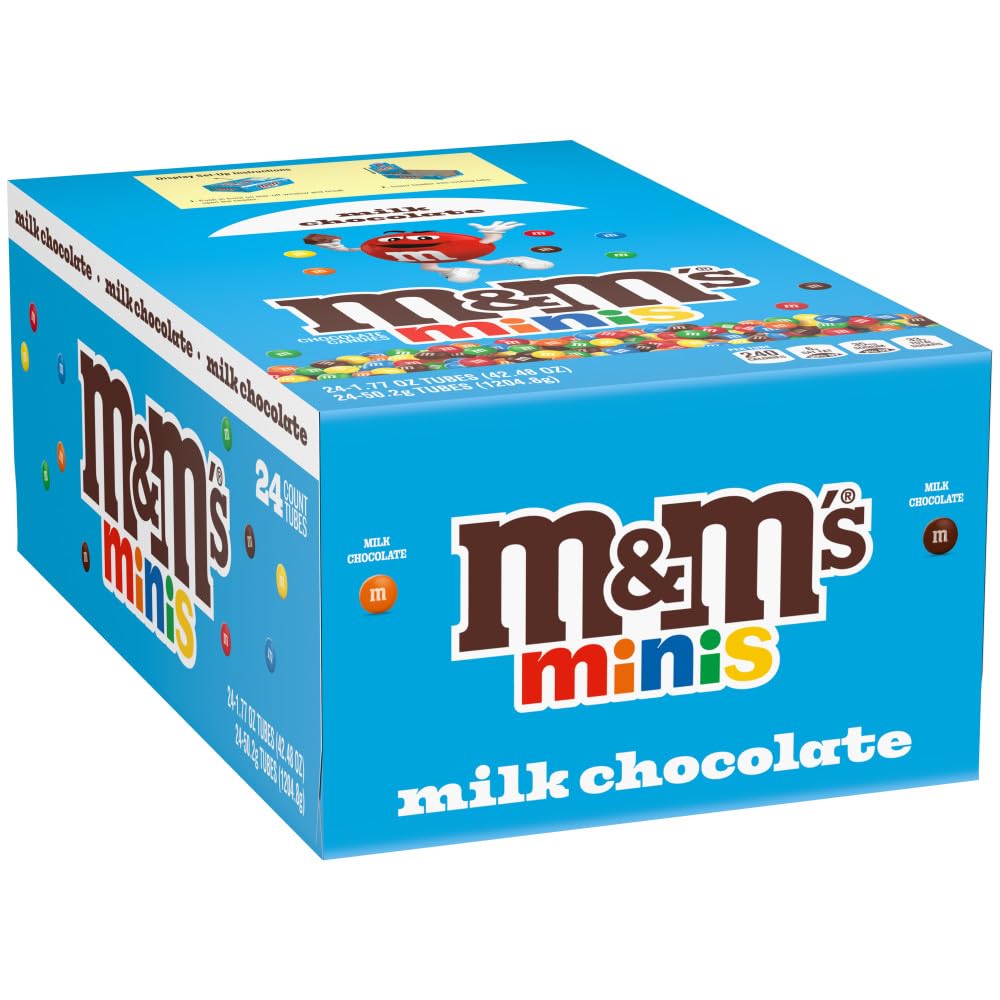 M&M'S Minis packaging tube ready for sharing