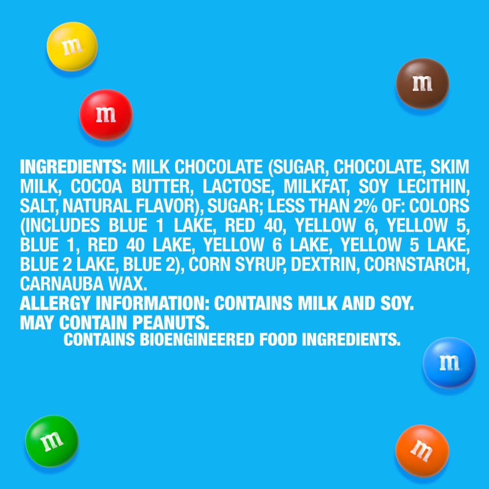 Vibrant M&M'S MINIS colors arranged for a baking setup.