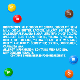 Vibrant M&M'S MINIS colors arranged for a baking setup.