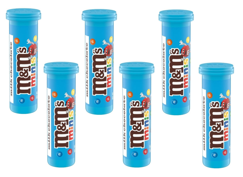 M&M's Minis Tubes pack front with colorful candies for sharing