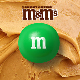 M&M's grab-n-go pack side view, resealable for lasting freshness.