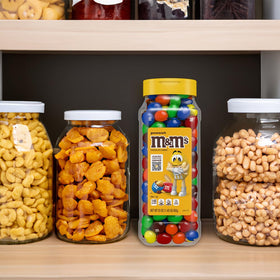 M&M'S Peanut candies as a movie night snack for sharing.