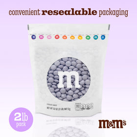 M&M'S WORLD birthday party favors offer colorful treats for guests.