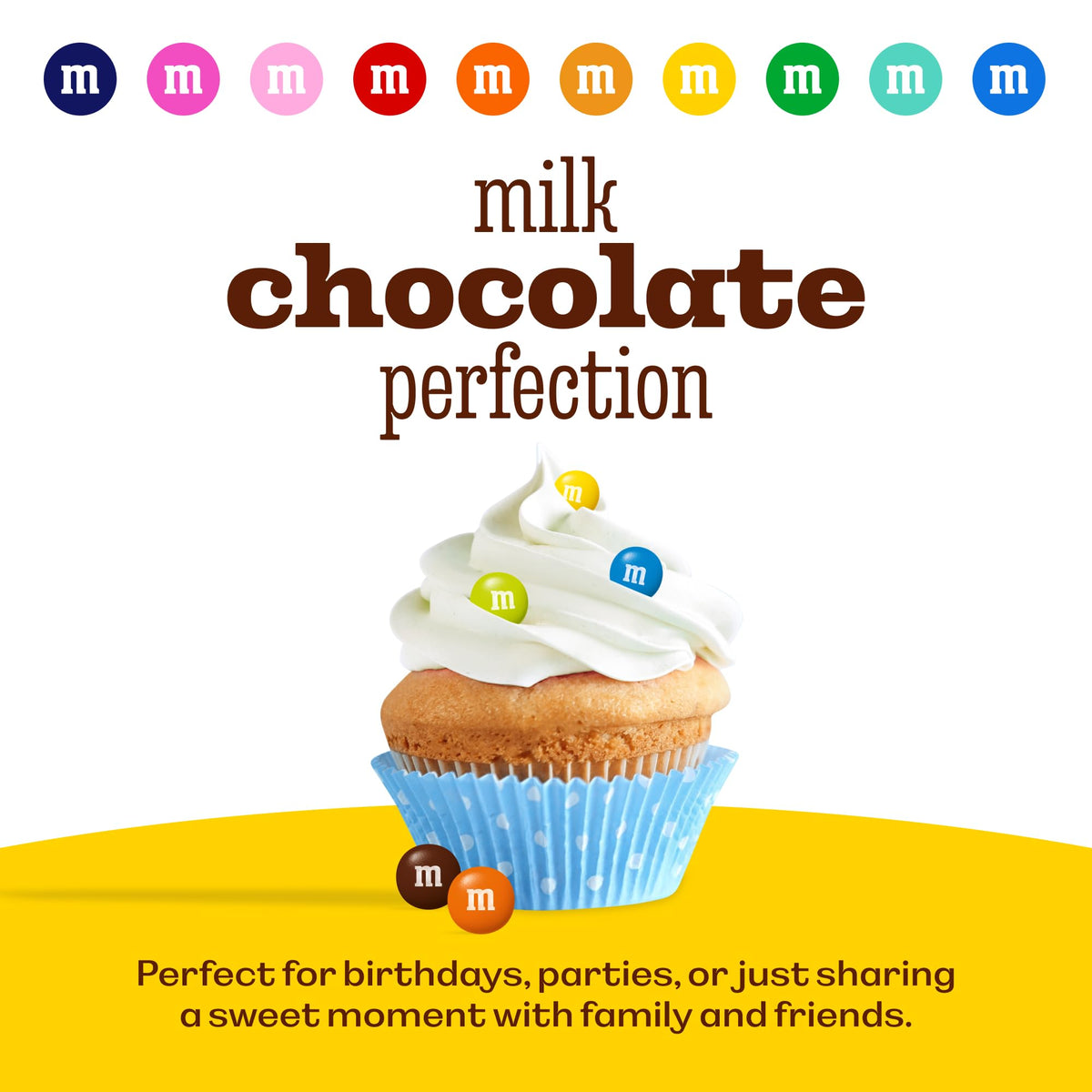 Bulk 5 lb M&M'S WORLD candy for party buffets and sharing