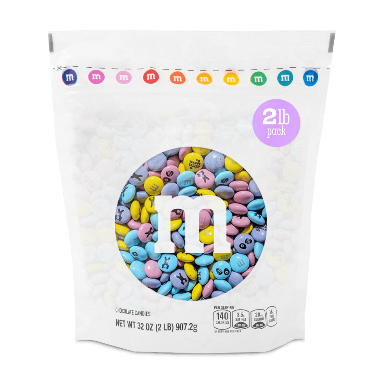 M&M'S WORLD Easter candies 2lb bulk pack, perfect for egg hunts and gifting.