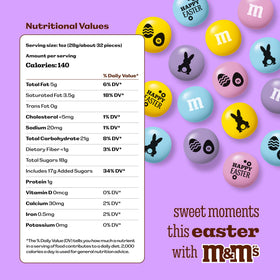 M&M'S WORLD pastel-colored candies brighten Easter baskets and party favors.