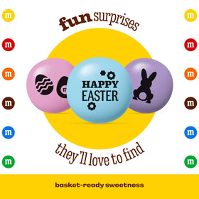 M&M’S World printed candies add vibrant Easter fun to gatherings.