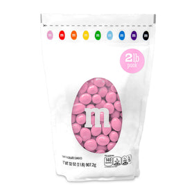 M&M'S WORLD peanut pink chocolate candy bulk pack ideal for candy buffets