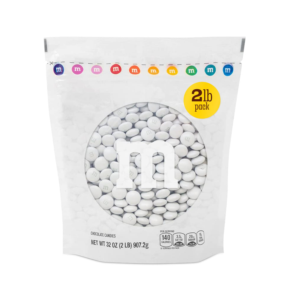 M&M'S World Pearl Milk Chocolate bulk for wedding favors and party bowls.