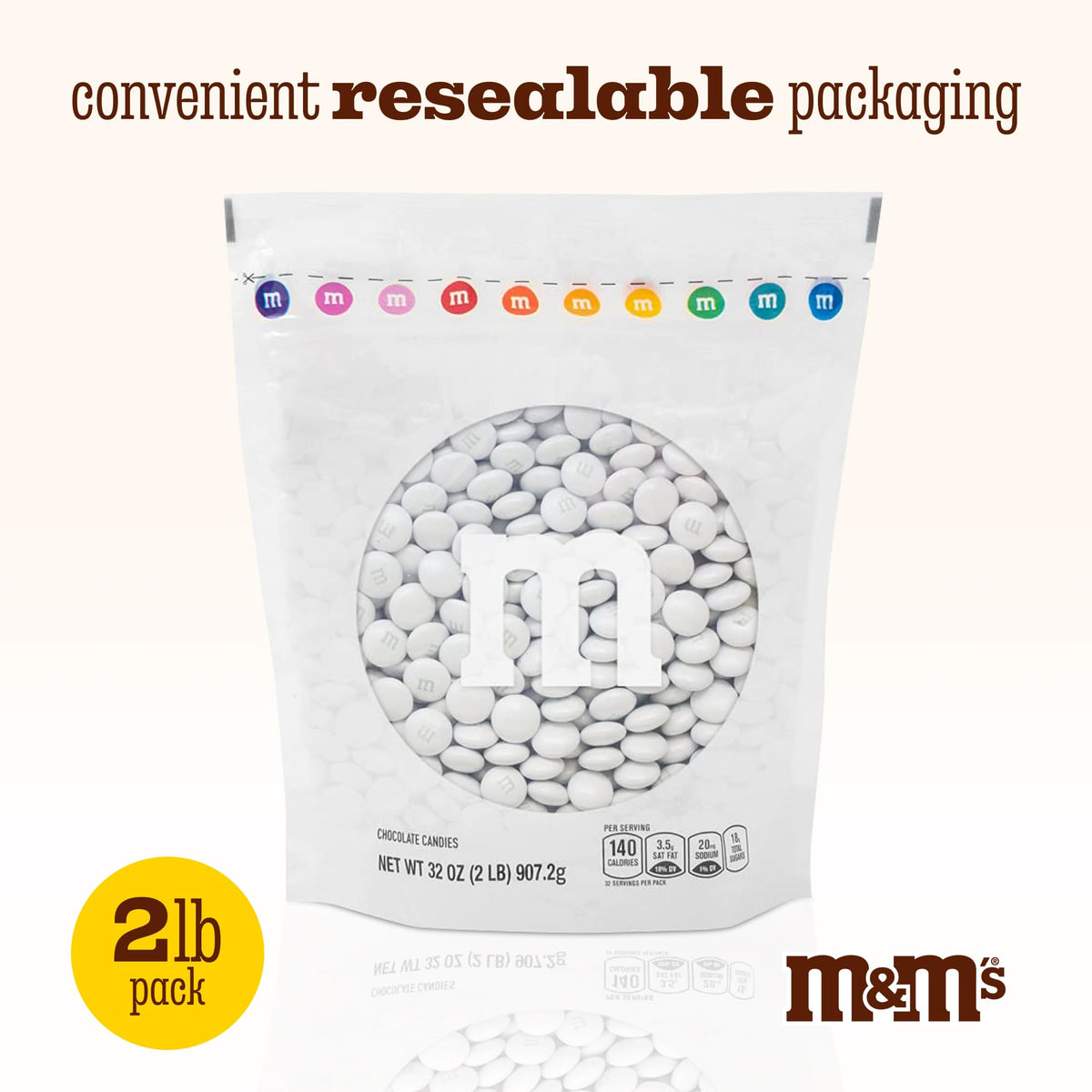 M&M'S World Pearl Milk Chocolate adds color to Easter baskets.