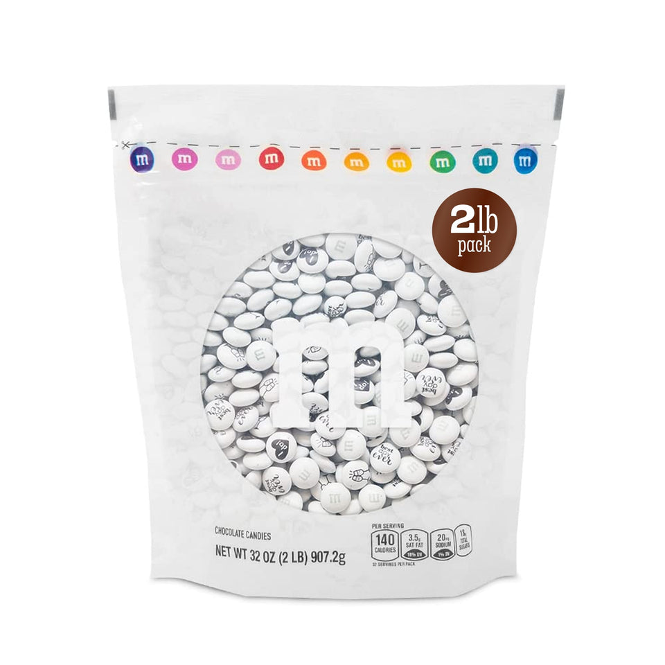 M&M'S WORLD wedding themed M&M'S candy 2lbs for decor and favors