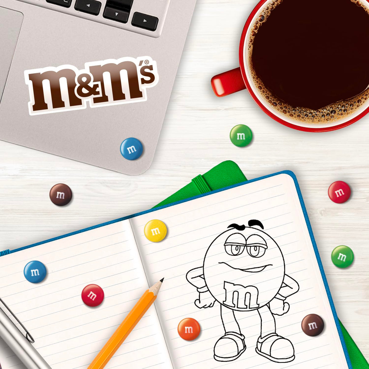 M&M'S pantry stock, grab-and-go chocolate treats.
