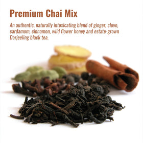 MOCAFÉ Spiced Chai Latte Powder spice blend close-up with robust aroma.