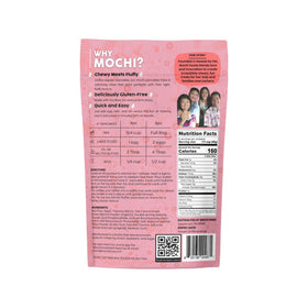 Bowl of batter ready to cook with Mochi Foods Matcha Pancake Mix.
