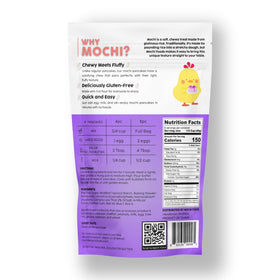 Mochi Foods Ube Mochi Pancake Mix scoop for easy measuring and quick breakfasts