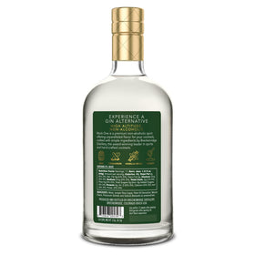 MOCK ONE bottle pour captures crisp juniper notes for mocktails.