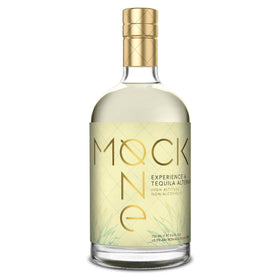 Mock One Tequila bottle ready for zero-proof cocktails.