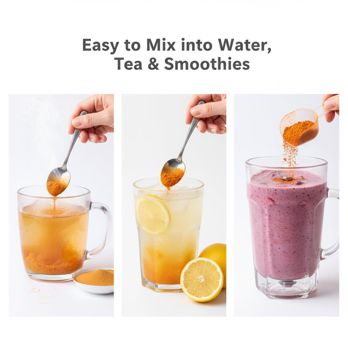 MOCKRAND Dandelion Root Tea Powder pairs with honey or lemon.