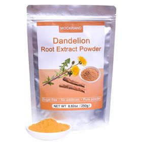 MOCKRAND Dandelion Root Tea Powder packaging shows premium quality.