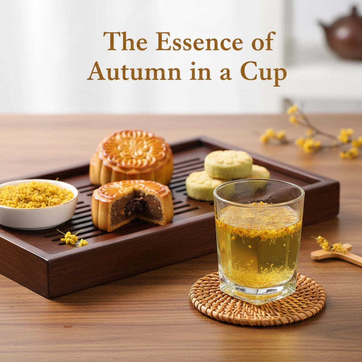MOCKRAND Osmanthus adds a floral note to pastries and jams.