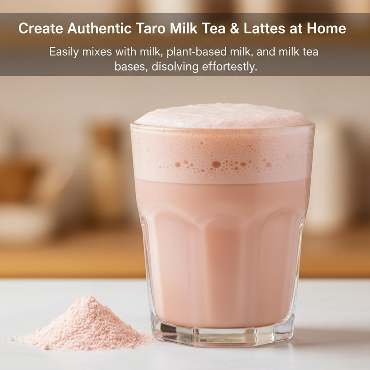 MOCKRAND Taro Powder used in baking for smooth, flavorful pastries