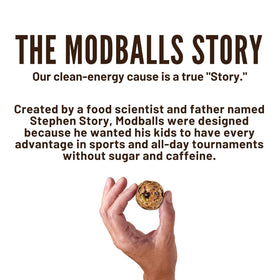 ModBalls Apple Cinnamon flavor supports on-the-go fueling in gym bags.
