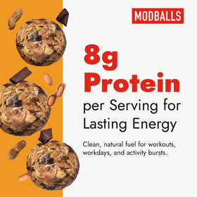 MODBALLS gluten-free rolled oats as the clean ingredient base for a wholesome treat