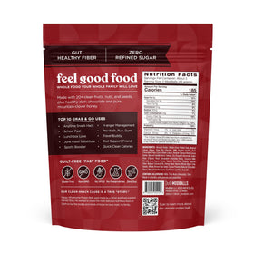 ModBalls chocolate cherry bite texture, crave-worthy real-food snack for energy.
