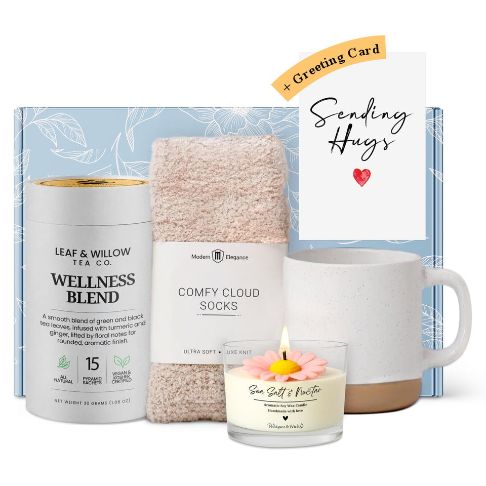 Modern Elegance Wellness Tea Care Package mug for relaxing tea breaks and cozy moments