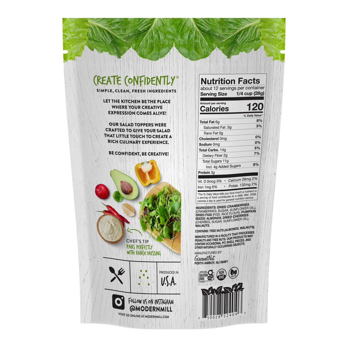 Modern Mill Omega with figs delivers chewy sweetness and fiber-friendly snacking options