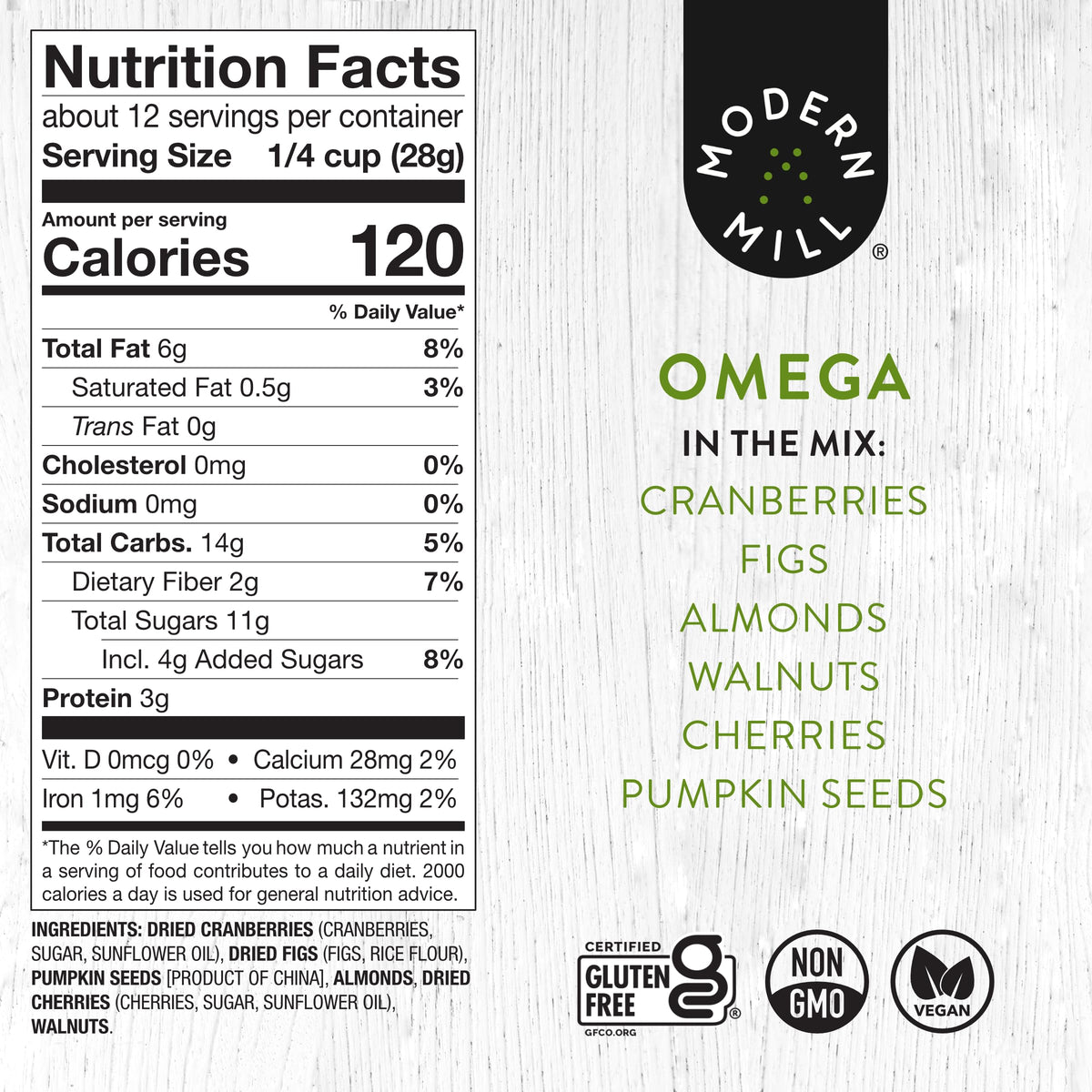 Modern Mill Omega roasted sliced almonds add generous crunch to bowls