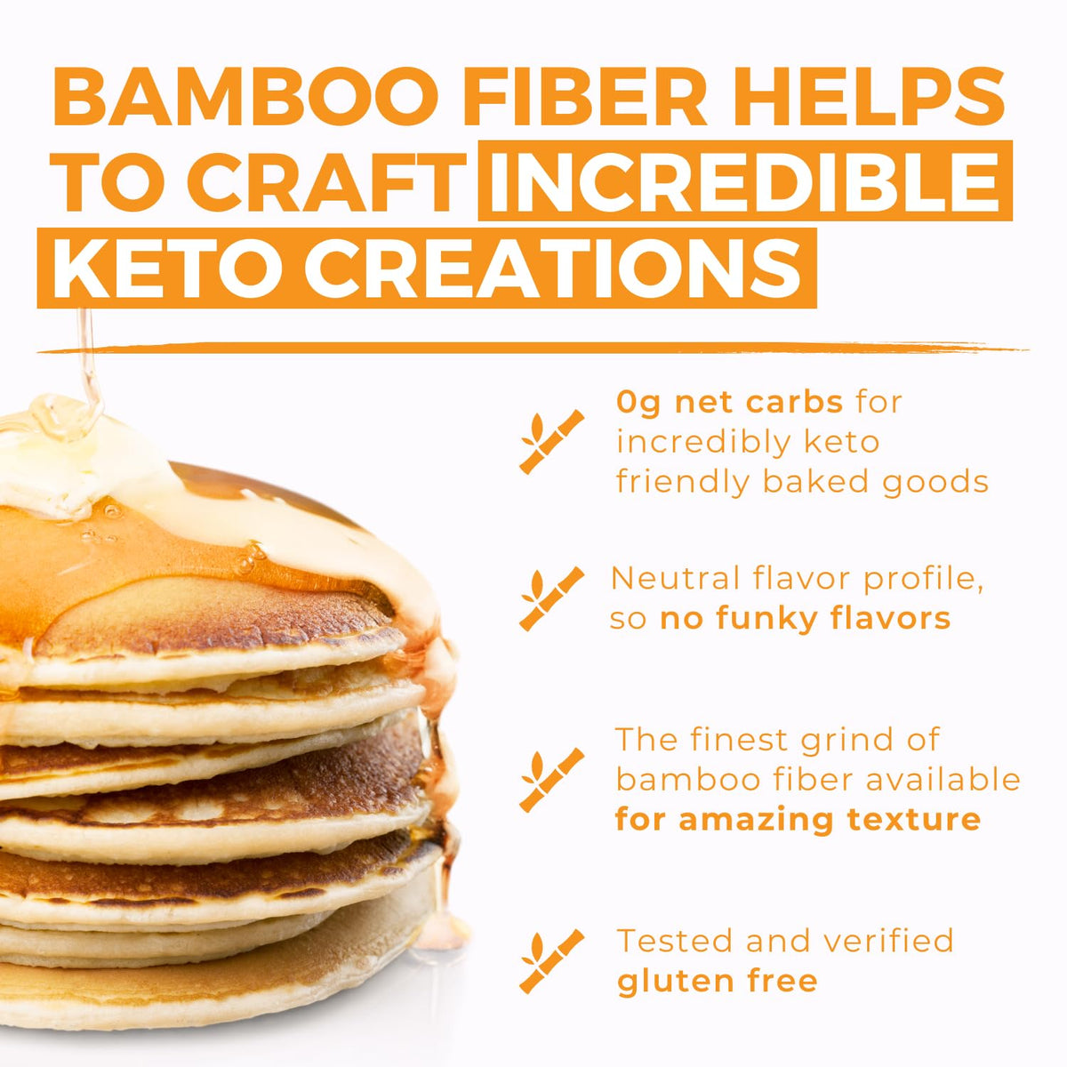 MODERN MOUNTAIN Bamboo Fiber from non-GMO bamboo for clean blending.
