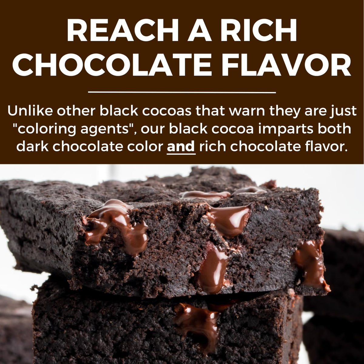 Modern Mountain Black Cocoa Powder suited for dark frostings and fillings.