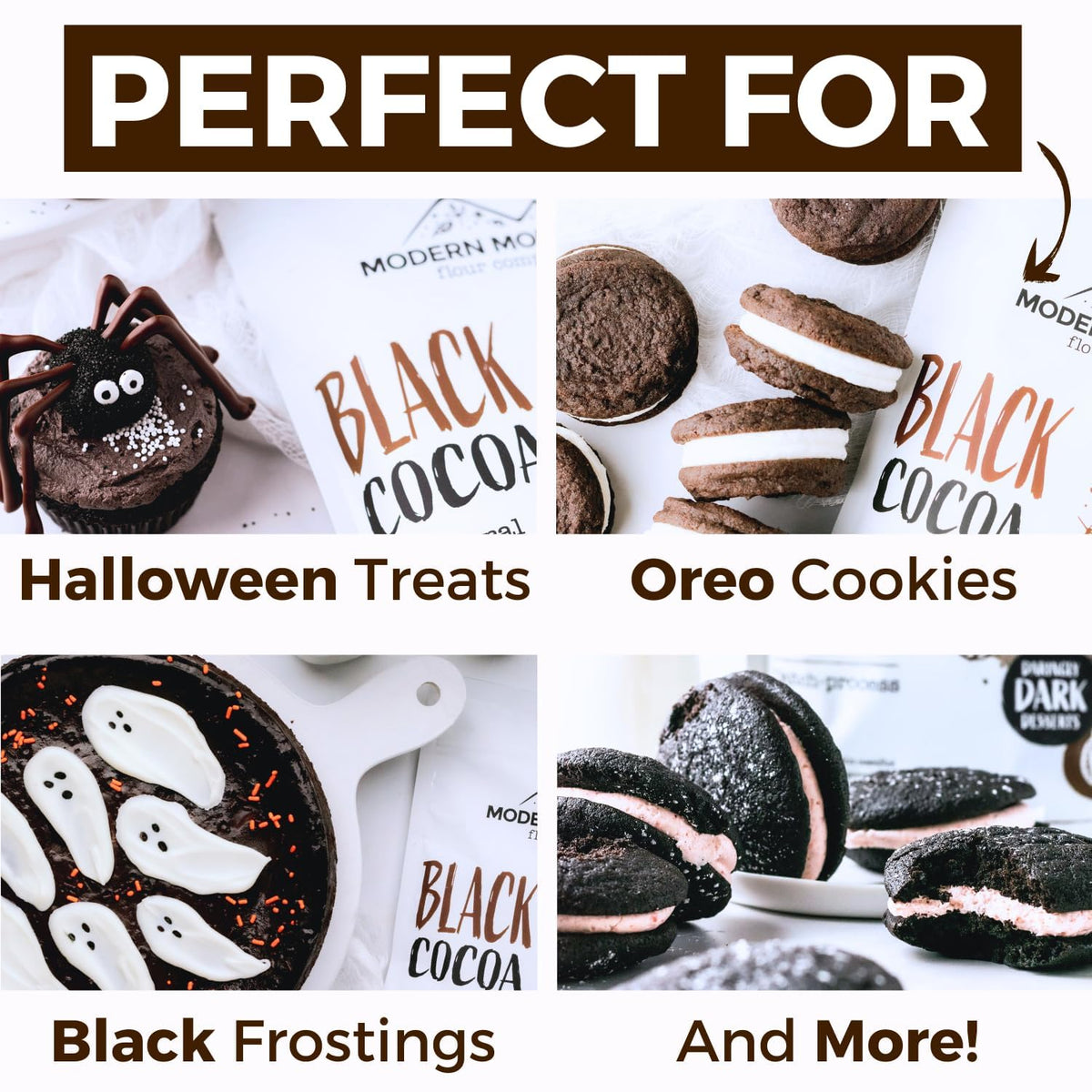 Unsweetened formula lets flavor shine through in chocolate desserts.