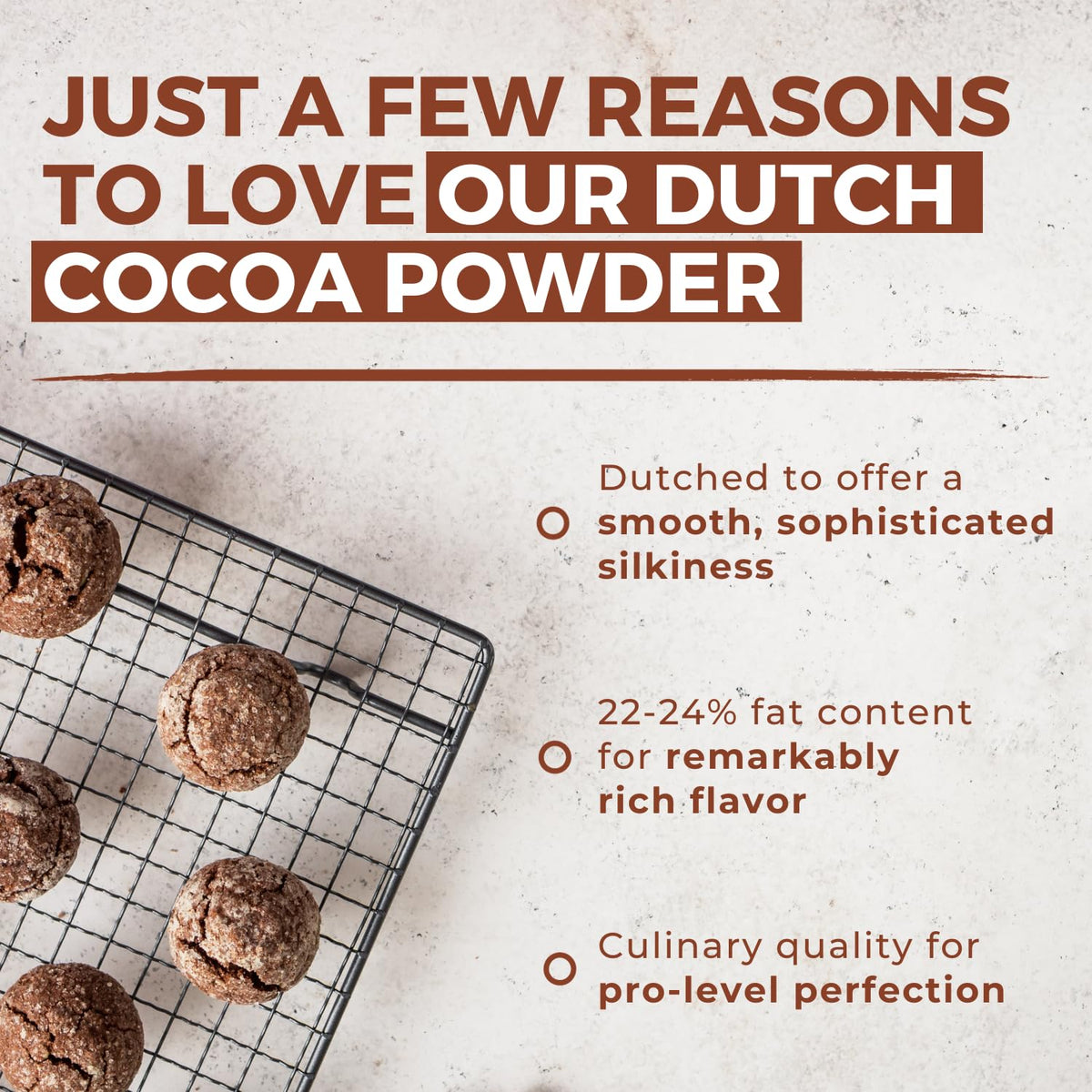 Hot chocolate with MODERN MOUNTAIN cocoa is creamy and smooth.