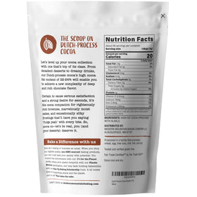 MODERN MOUNTAIN cocoa powder highlights deep color for fudgy brownies.