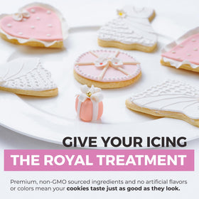 Modern Mountain cookie-decoration setup inspires elegant sugar cookies