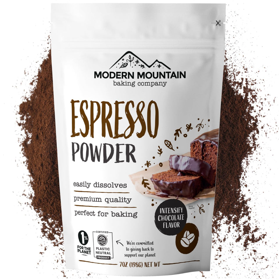 Modern Mountain espresso powder bottle for richer chocolate flavor in baking
