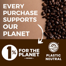 Modern Mountain espresso powder packaging shot highlights resealable pouch