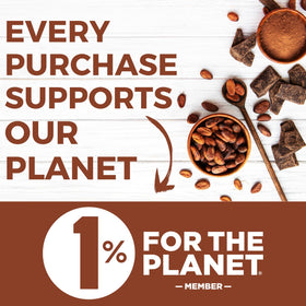 MODERN MOUNTAIN cocoa powder supports sustainable baking and planet.