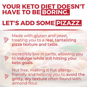 Modern Mountain Keto Pizza Crust baked to a golden crispy crust.