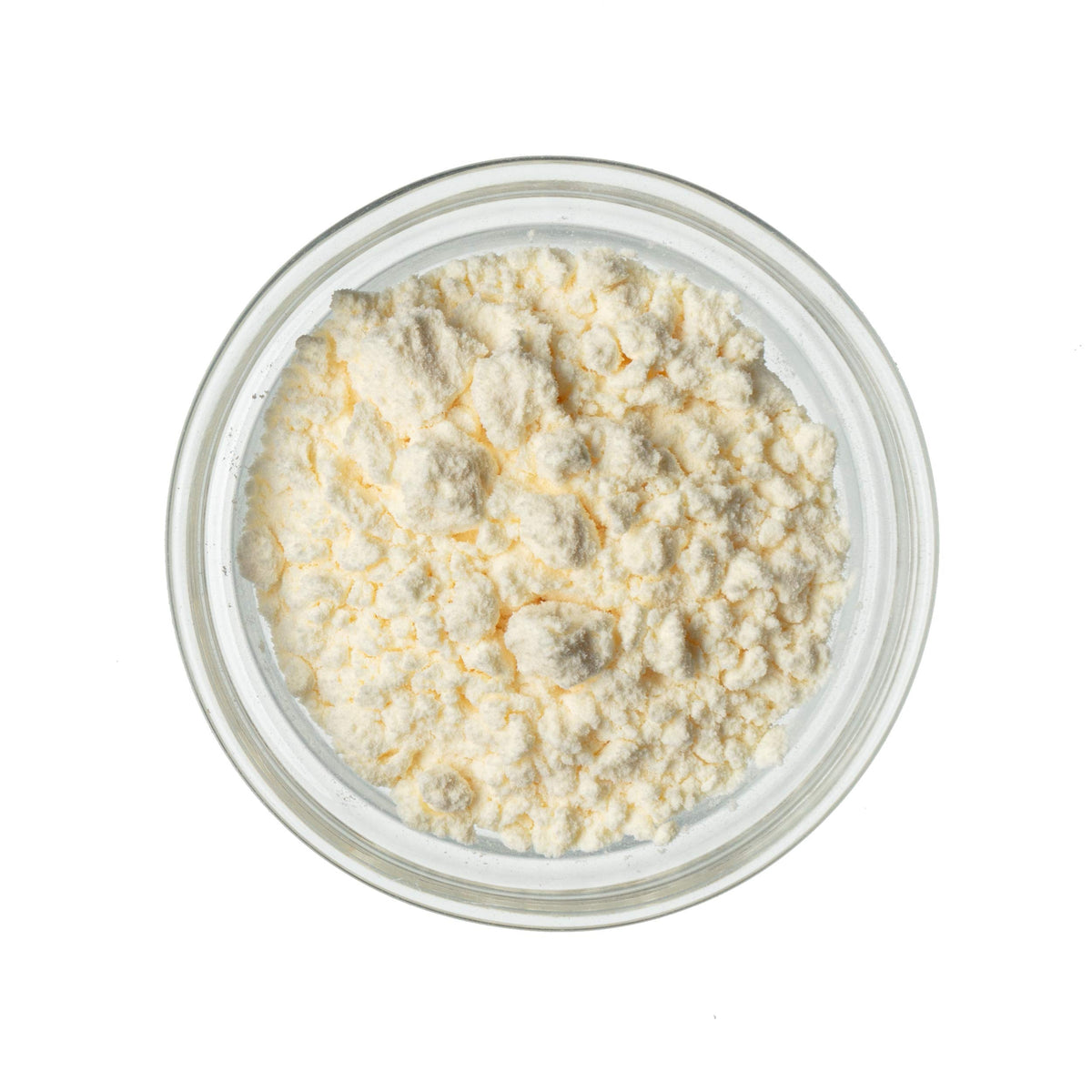 Open tub of Modernist Pantry egg white powder ready for use.
