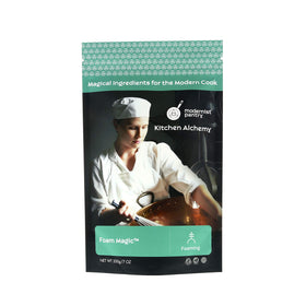Modernist Pantry Foam Magic packaging shows non-GMO foam powder for easy foams.